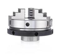 Mini portabrocas manual de tres mordazas con montaje de rosca autocentrante for piezas de torno de instrumentos de precisión CNC(K01-80B)