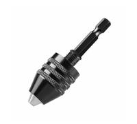Mini portabrocas sin llave, herramienta de fijación autoajustable de 0,3-8mm con convertidor de cambio rápido de vástago hexagonal de 1/4"(0.8-8mm)