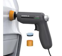 Mini pulidora de coche | Máquina de encerado automotriz con mango antideslizante, mini máquina pulidora de arañazos para coche, para remolque, camión, automóvil, sedán, camioneta