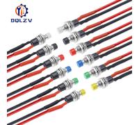 Mini pulsador redondo 1NO PBS-110, interruptor de botón de reinicio automático momentáneo de 7mm, encendido apagado, rojo, amarillo, verde, azul, negro y blanco BLANCO 1PCS