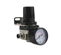 Mini regulador de presión aire G1/4, válvula reductora neumática ajustable con manómetro for compresor(AR2000-4mm)