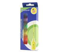 MINI ROTULADOR FLUORESCENTE BISMARK NEON 6 UNIDADES
