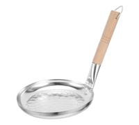 Mini Sartén Antiadherente de Aluminio con Mango Vertical y Vertedera | Fondo Plano, Superficie No Pegajosa, Vertido de Aceite, Almacenamiento Colgante, para Cocinas Pequeñas