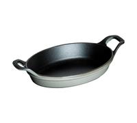 Mini sartén para asar ovalada de hierro fundido gris grafito 15 cm Staub