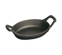 Mini sartén para asar ovalada de hierro fundido negro 15 cm Staub