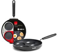 Mini sartén para crepes, marca Ibili-Indubasic, de aluminio, 44,5x26x4 cm, color /plateado