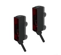 Mini sensor fotoeléctrico reflexión compacto ABS fotocélula miniatura para espacios estrechos interruptor de proximidad IR resistente a las vibraciones industrial pequeño detector de paso 13 mm