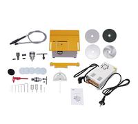 Mini sierra circular de mesa, 300 W, 9000 rpm, 0 - 29 mm | Mini sierra de mesa profesional con tope de 0 - 90 ° y ajustable 24 x 20 x 13 cm para serrar, lijar, pulir y taladrar