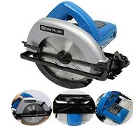 Mini sierra circular eléctrica, con hojas de sierra de 180 mm, 900 W, 4700 rpm, ideal para madera, metal blando, azulejos y cortes de plástico