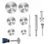 Mini sierra circular para HSS, hojas de sierra circular y discos de corte para cortar madera, plástico y metal, compatible con Dremel Series