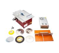 Mini Sierra De Mesa For Bricolaje, Banco For Carpintería Hecha A Mano, Corte Eléctrica Elevable Precisión For Modelismo Y Manualidades, 9000 RPM, 360 W Corte De PrecisióN