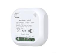Mini Smart Switch WiFi RF433, control de voz para Alexa, automatización de programación para iluminación del hogar (10 A)