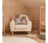 Mini sofá infantil de Micuna Madera / Borreguito Blanco
