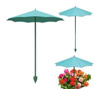 Mini Sombrilla Pequeña De Piezas: Protector Para Plantas, Tapa De Dosel, Refugio Para Plántulas | Kit De Protección Resistente A Los Rayos Ultravioleta Para Jardín, Jardinera De Tierra, Maceta, P