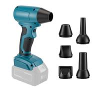 Mini soplador compatible con Bosch 18 V, 130000 rpm, soplador de hojas sin escobillas, regulación de velocidad sin niveles, soplador de polvo, turbo ventilador jet Blower para hojas, limpieza, coche