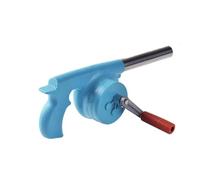 Mini Soplador De Aire Manual para Barbacoa con Engranajes De Hierro - Ventilador para Barbacoa Al Aire Libre, Expansor De Llama Portátil