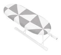 Mini Soporte para Planchar Plegable Ovalado Blanco para Hogar y Viaje