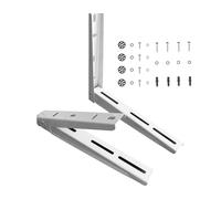 Mini Split - Soporte de pared para condensador | Soporte de montaje dividido de 35 x 45 cm para instalación de compresor de techo y exterior, adecuado para casas