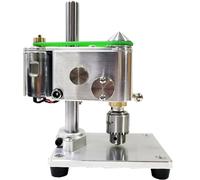 Mini Taladro de Columna de Banco, Máquina de Perforación de Precisión para Relojeros con Portabrocas de 0.3-4mm, Micro Taladro de Sobremesa con Velocidad Variable para PCB y Joyería Standard