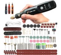 Mini taladro de mano inalámbrico USB, Mini taladro eléctrico, herramienta rotativa, pluma de grabado para carpintería, herramientas Dremel para joyería, Metal y vidrio Set 5