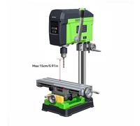 Mini taladro de mesa de 400 W, con tornillo de banco, para trabajos de metal, eléctrico, ideal para trabajos de carpintería