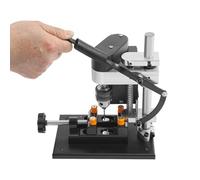 Mini taladro de mesa, taladro de columna, 50 mm | Taladro eléctrico de 7 niveles para núcleo de oliva, madera, plástico, acrílico, PVC, rango de velocidad 4000-8000 rpm