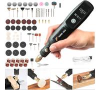 Mini taladro USB, herramienta rotativa inalámbrica, grabado en madera, bolígrafo DIY, herramientas Dremel para joyería, Mini taladro eléctrico de vidrio y Metal Set 2
