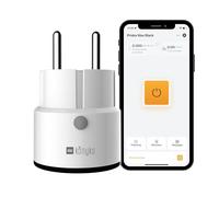 Mini Toma Inteligente Konyks Priska Max Black, Wi-Fi+BT 16A FR, Seguimiento avanzado del consumo, Plannings & Escenarios, Control de voz Alexa, Google Home, compatible con Tuya y Smartlife,