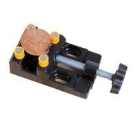 Mini tornillo de apriete Herramienta de perforación portátil multifuncional | Herramienta de fijación de tornillo para taladro de columna para reparación de relojes, taller de artesanía, perforación de N