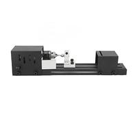 Mini Torno, 7 Velocidades de Nivel Reglamento Bead Pusher Aley Steel 110-240V Operación Fácil para Bricolaje (Enchufe de la UE)