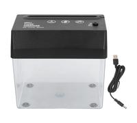 Mini trituradora de Papel con abrecartas, Herramienta de Corte de Tiras A6, eléctrica, portátil, USB, para Oficina