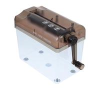 Mini Trituradora de Papel Manual A4 para Oficina, Negra | Abs, Corte en Tiras, Tamaño Reducido, Uso en Despachos Financieros y Sistemas de Documentos
