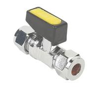 Mini válvula de bola de gas de 15 mm (conocida como válvula de gas de 15 mm, válvula de gas de 15 mm, válvula de aislamiento de gas de 15 mm, válvulas de bola de gas rectas, válvula de aislamiento de