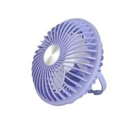 Mini Ventilador De Escritorio con Batería Lition, Ventilador Colgante Portátil, Pequeño Ventilador Portátil, Ventilador USB Pequeño,Ventilador Personal Alimentado por USB, 3 Velocidades Ajustables Par