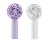 Mini Ventilador de Mano a Batería con Batería Lition, Ventilador Personal Alimentado por USB, 3 Velocidades, Flujo de Aire Mejorado, Ventilador de Bolsillo Silencioso Recargablejes Oficinas en el hoga