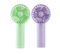 Mini Ventilador de Mano a Batería con Batería Lition, Ventilador Personal Alimentado por USB, 3 Velocidades, Flujo de Aire Mejorado, Ventilador de Bolsillo Silencioso Recargablejes Oficinas en el hoga