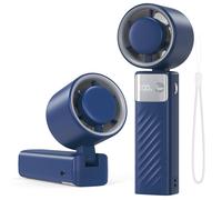 Mini ventilador de mano - Ventilador de mesa portátil con batería de 4000mAh y conexión USB