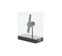 Mini Ventilador holográfico 3D portátil de 18 cm con Cubierta Escritorio - Pantalla holográfica for decoración navideña, proyector publicitario para Halloween, Navidad