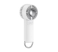 Mini Ventilador Portátil De Mano, Paquete Hielo, Refrigeración Semiconductor, Carga USB, Sin Aspas Escritorio For Exteriores Precision Airflow(White)