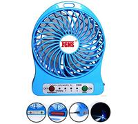 Mini ventilador portátil recargable de escritorio y de mano