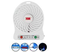Mini ventilador portátil recargable de escritorio y de mano