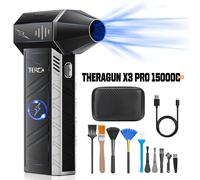 Mini Ventilador Turbo Portátil X3PRO Jet-150000RPM, Potente Soplador de Aire Comprimido para Secador de Autos/PC/Hogar, Soplador de Conductos Industriales X3PRO -Black