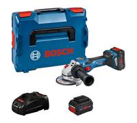 Miniamoladora bt bosch gws 18v 15sc(125) 2 baterias 5.5ah