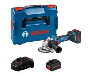 Miniamoladora bt bosch gws 18v 15sc(125) 2 baterias 5.5ah