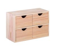 Miniblock 4 cajones en Madera de Pino
