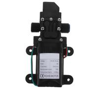 Minibomba de Diafragma Eléctrica Autocebante Rosca 1/4 para Jardín | Plástico Negro, Pulverización Automática, Portátil y Ligera, Uso Exterior en Jardinería