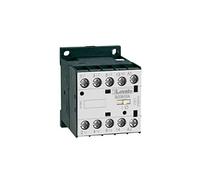 Minicontactor tripolar 4kW 400V 9A AC3 1 NA bobina 24V DC bajo consumo, 4,5 x 6 x 6 centímetros, color gris (Referencia: BG0910L024)