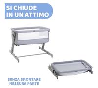 Minicuna Colecho Chicco Next2Me Go gris claro