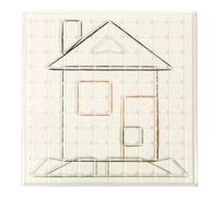 Miniland - Set de 6 geoplanos Transparentes (23cm)