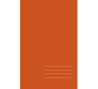 Minimalist Hardcover Notebook - Burnt Orange, Lined, 512 Pages: Elegant 5.5" × 8.5" journal for work, study, and creative ideas